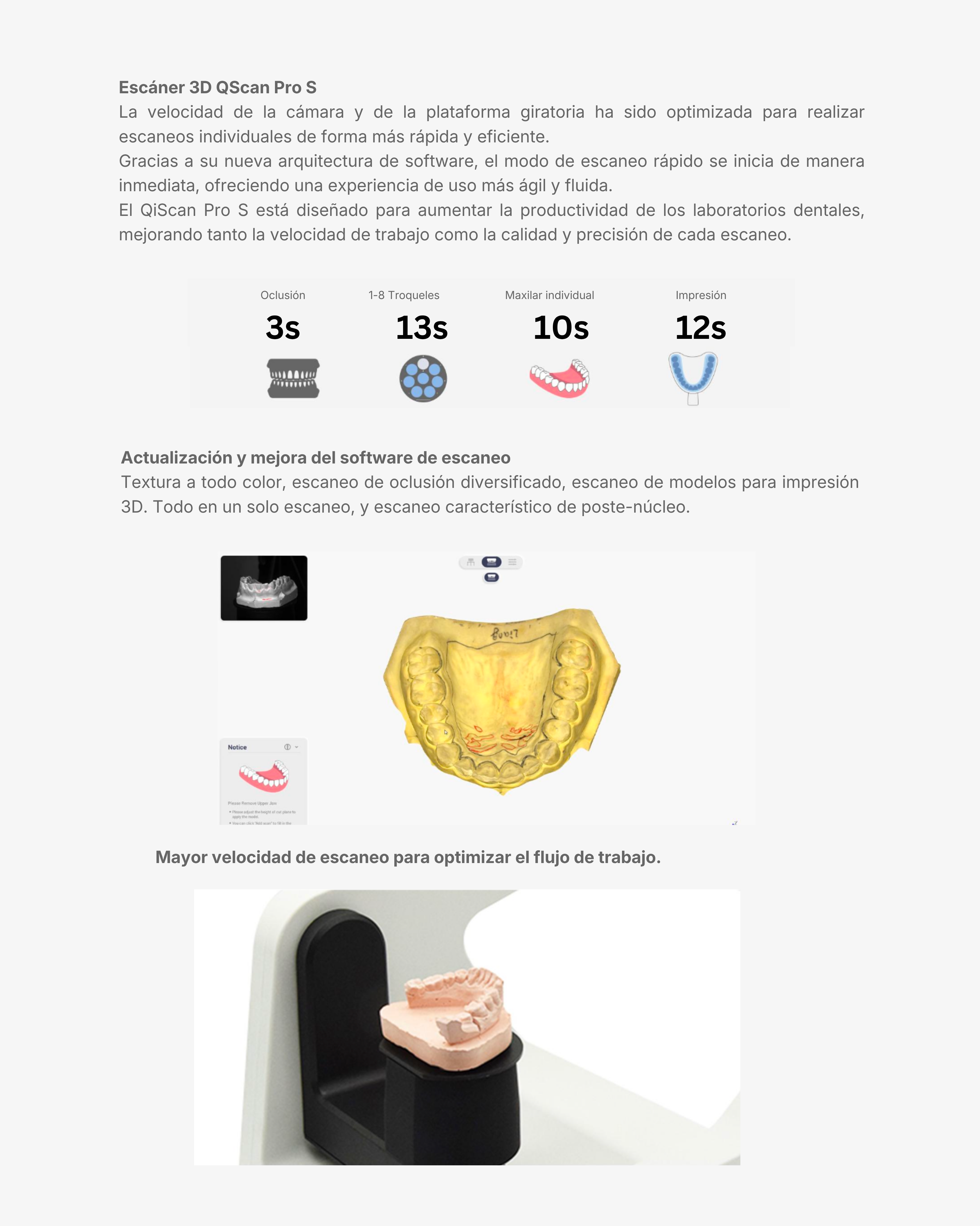 Escáner 3D dental QScan pro S